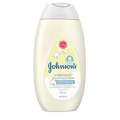 Johnsons Cotton Touch Face and Body Lotion Pump 200 ml